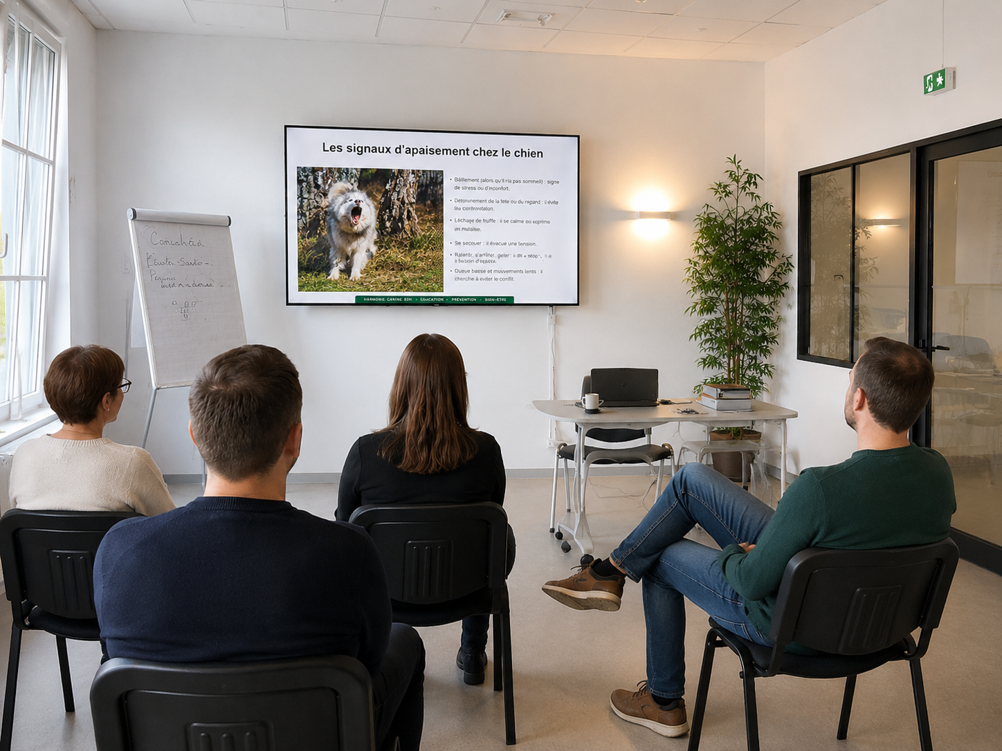 Conférence sur la prévention des morsures et le langage canin en entreprise